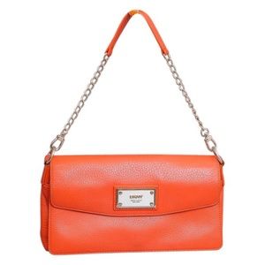 DKNY Leather Chain Strap Purse